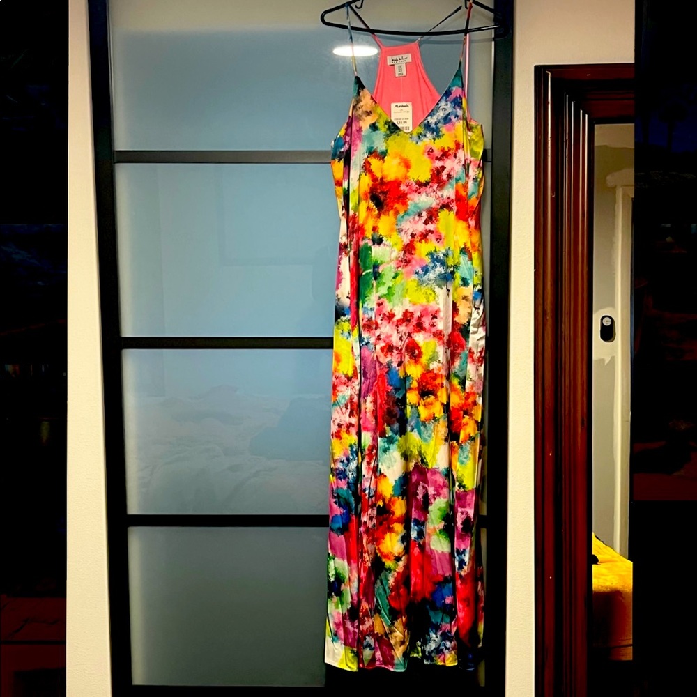 New with tags satin maxi